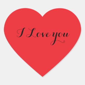 Rotes Herz Aufkleber Vorlage Hjärtformat Klistermärke