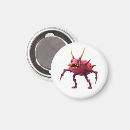 Rotes TickToc Monster - Magnet