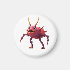Rotes TickToc Monster - Magnet