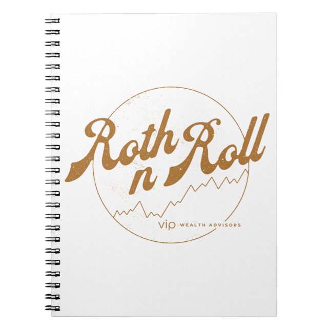 Roth n Roll Finance Humor Notebook Anteckningsbok (Framsidan)