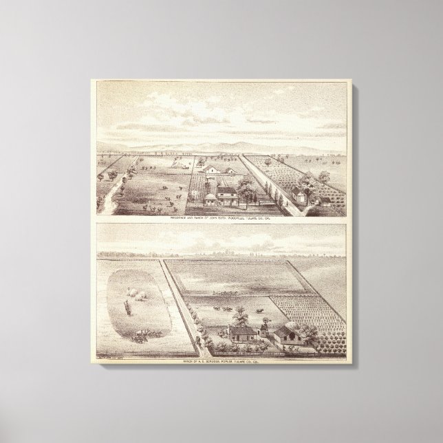 Roth, Skryssggs-rancher Canvastryck (Framsida)