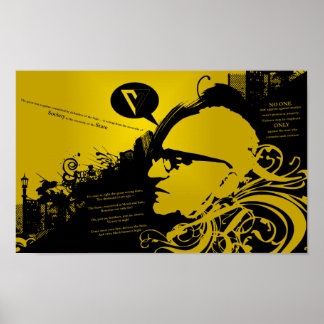 Rothbard med citat poster