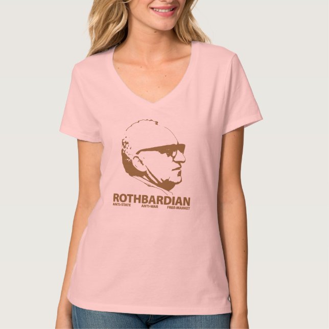 Rothbardian T-tröja T Shirt (Framsida)