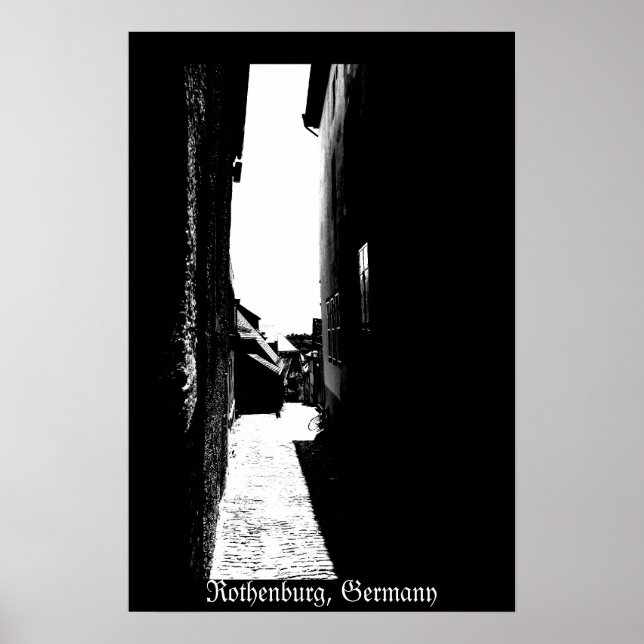 Rothenburg Alley Poster (Framsidan)