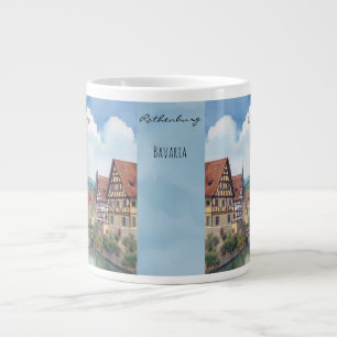 Rothenburg Bavaria, Tyskland Oglömbara minnesmärke Jumbo Mugg