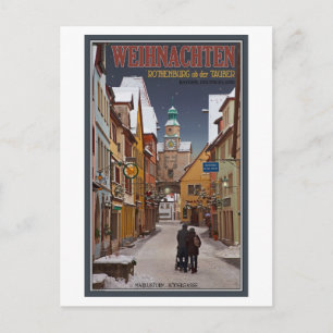 Rothenburg - Markusturm jul Helg Vykort