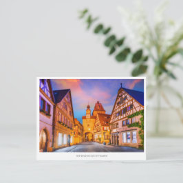 Rothenburg ob der Tauber, Helgdag Postcard Helg Vykort