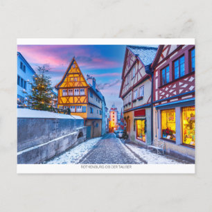 Rothenburg ob der Tauber, Helgdag Postcard Helg Vykort