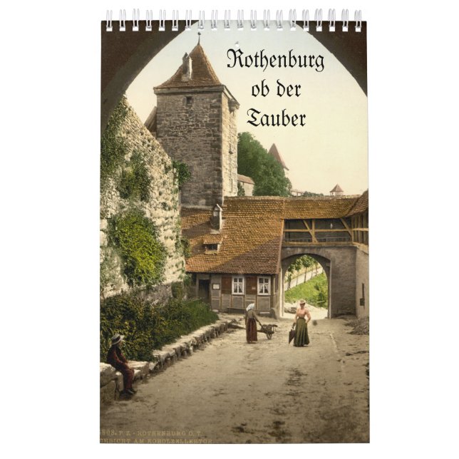 Rothenburg ob der Tauber Historic Kalender (Omslag)
