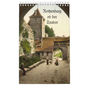 Rothenburg ob der Tauber Historic Kalender