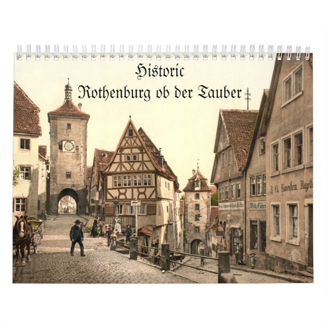 Rothenburg ob der Tauber Historical Kalender (Omslag)