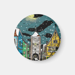 Rothenburg ob der Tauber Tyskland jul Magnet