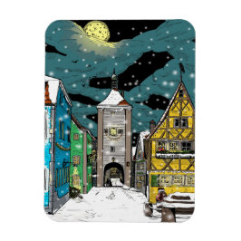 Rothenburg ob der Tauber Tyskland jul Magnet