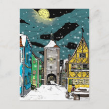 Rothenburg ob der Tauber Tyskland jul