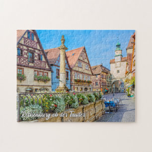 Rothenburg ob der Tauber, Tyskland Pussel