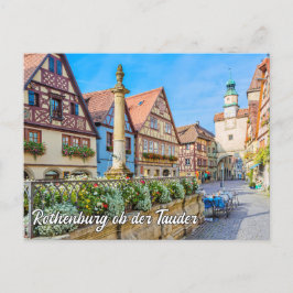 Rothenburg ob der Tauber, Tyskland Vykort