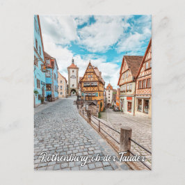Rothenburg ob der Tauber, Tyskland Vykort