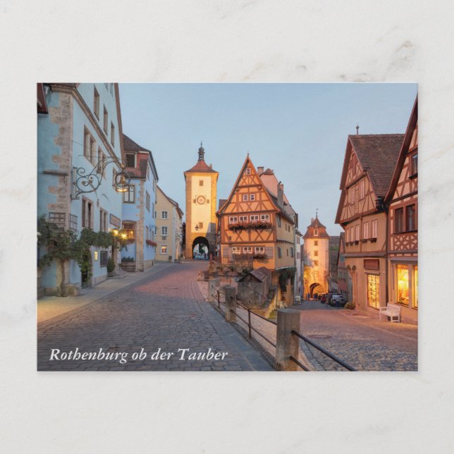 Rothenburg ob der Tauber Vykort (Framsida)