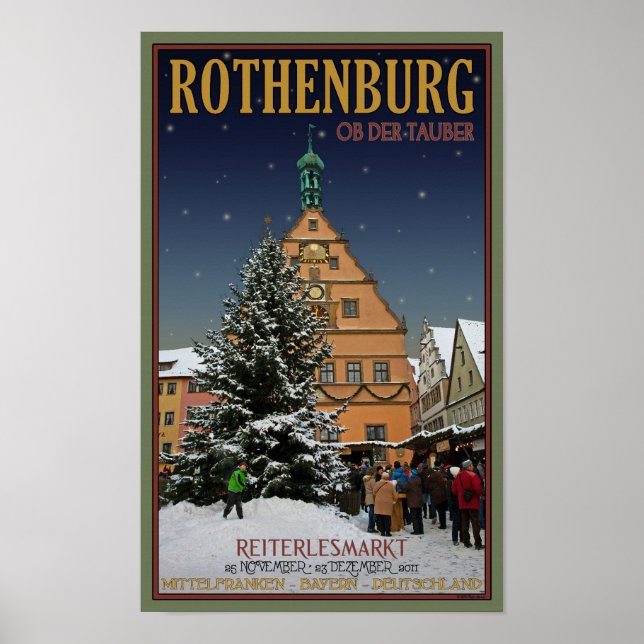 Rothenburg Retlesmarkt Poster (Framsidan)