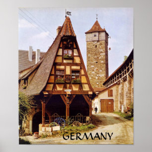 ROTHENBURG SOM ÄR ORÖRDA VID TIME, POSTER