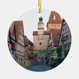 Rothenburg stad, Tyskland Julgransprydnad Keramik