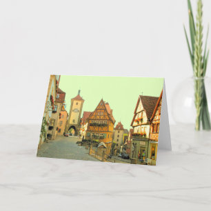 ROTHENBURG TYSKLAND KORT