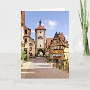 ROTHENBURG, TYSKLAND KORT