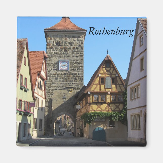 Rothenburg, Tyskland Magnet (Framsidan)