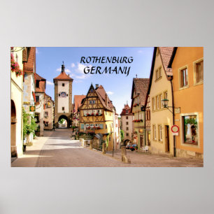 ROTHENBURG, TYSKLAND POSTER