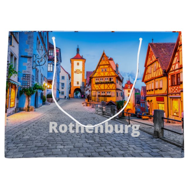Rothenburg, Tyskland Street City View (Framsidan)