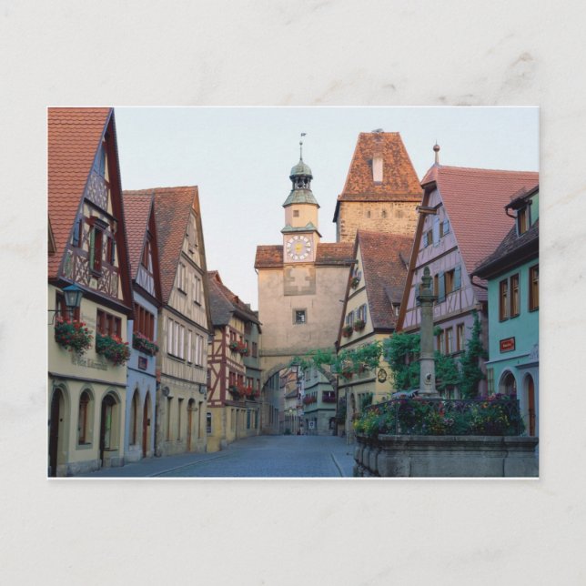 Rothenburg, Tyskland Vykort (Framsida)