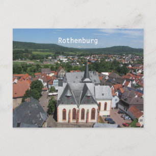 Rothenburg, Tyskland Vykort