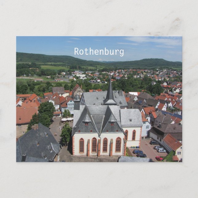 Rothenburg, Tyskland Vykort (Framsida)