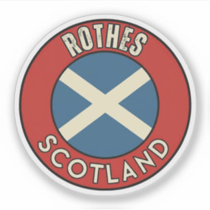 Rothes, Skottland Klistermärken