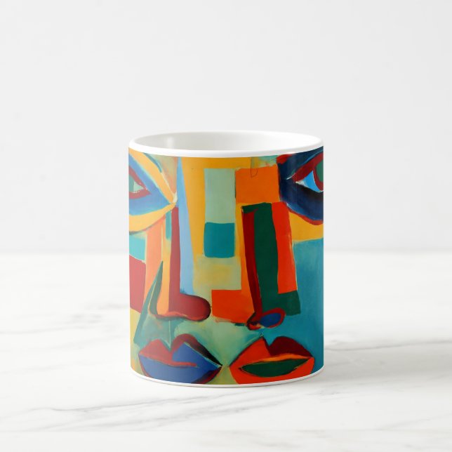 "Rothko Ansikte Art Mugg" Kaffemugg (Center)