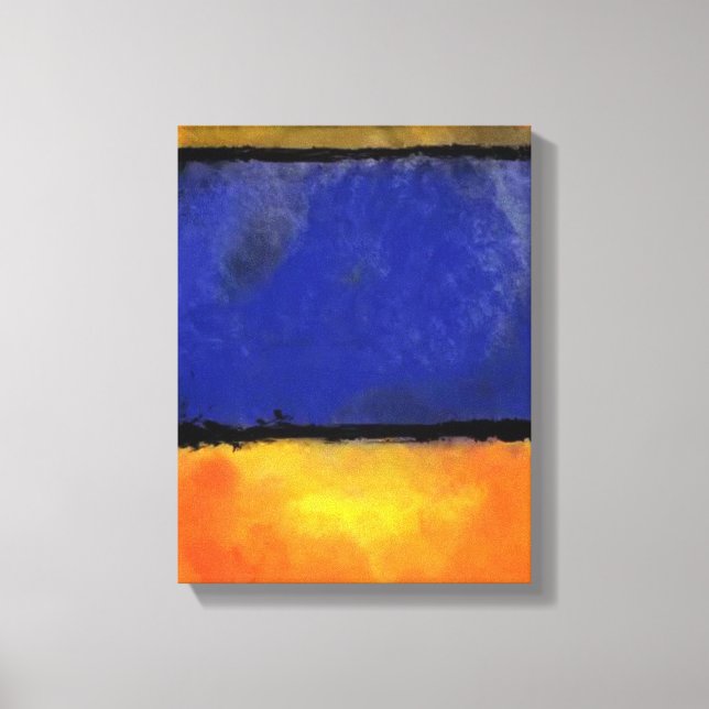 Rothko eller Pollock v1 av Okänd Canvastryck (Framsida)