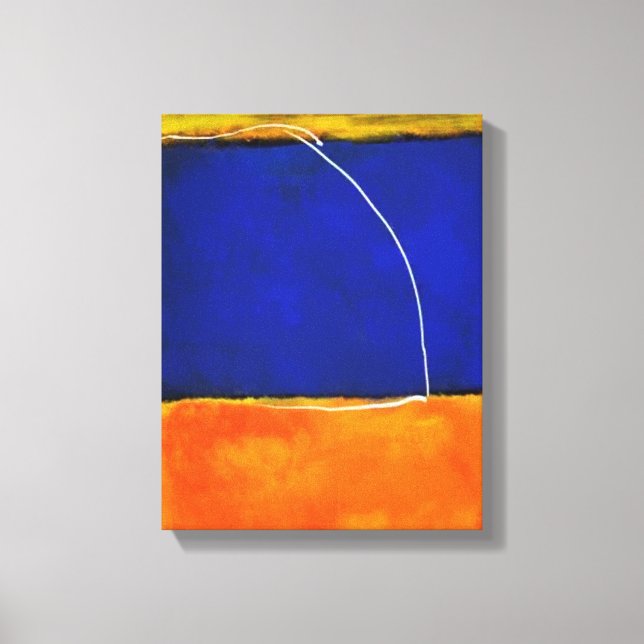 Rothko eller Pollock v2 av Okänd Canvastryck (Framsida)