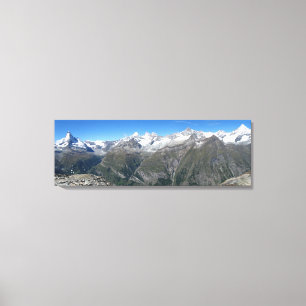 Rothorn panorama, Valais Alpernor Canvastryck