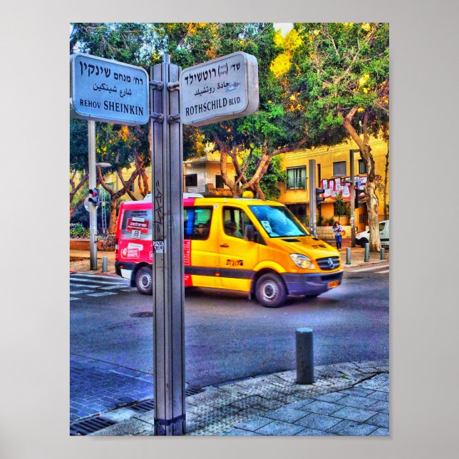 Rothschild - Sheinkin Poster (Framsidan)