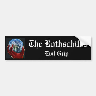 Rothschilds det onda fattandet bildekal