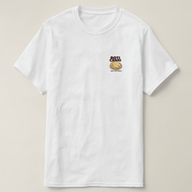 Roti canai skjorta t shirt (Design framsida)