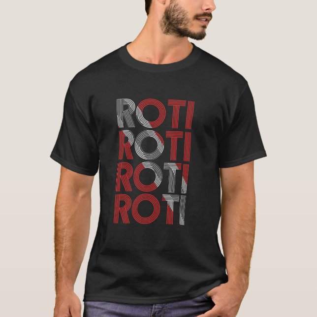 ROTI - Trinidad & Tobago Mat T Shirt (Framsida)