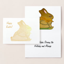 Roti Tussock Bunny Folierat Kort