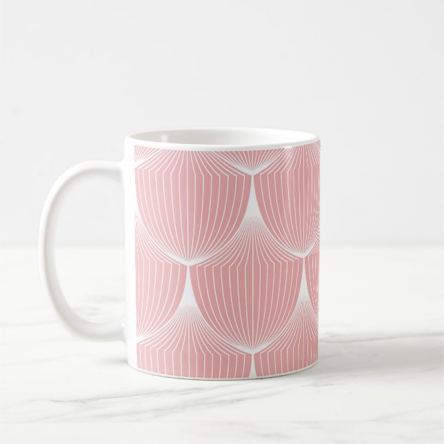 Roting 20:s linjära skalor: Elegant Mönster Kaffemugg (Vänster)