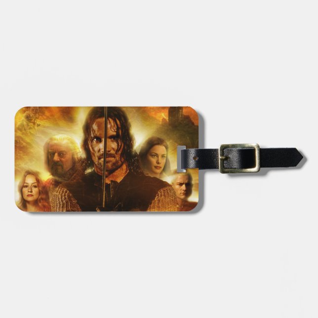ROTK Aragorn Movie Poster Bagagebricka (Horisontell Framsida)