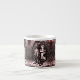 Rotkäppchen Little Red Riding Hood Grimm fairytale Espressomugg