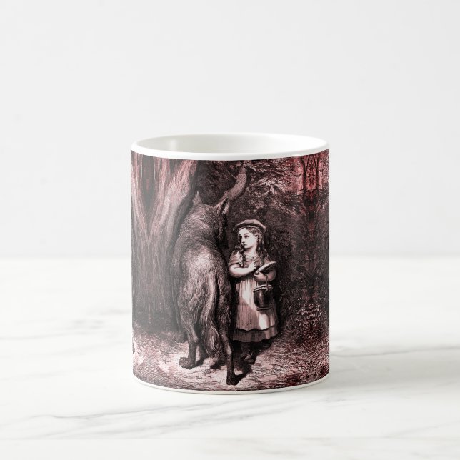 Rotkäppchen – Little Red Riding Hood – Grimm Kaffemugg (Center)
