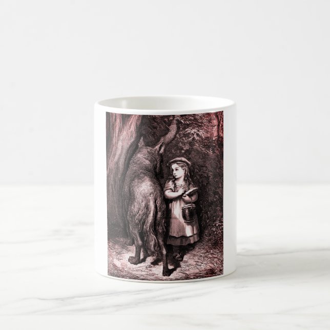 Rotkäppchen – Little Red Riding Hood – Grimm Kaffemugg (Center)