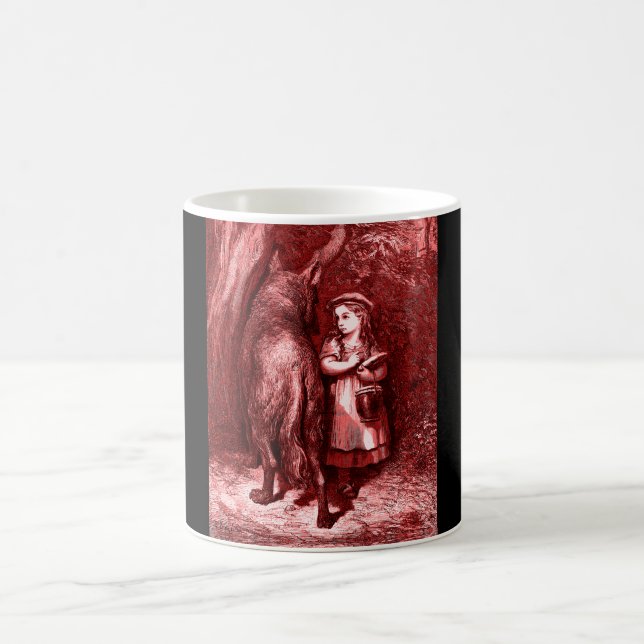 Rotkäppchen – Little Red Riding Hood – Grimm Kaffemugg (Center)