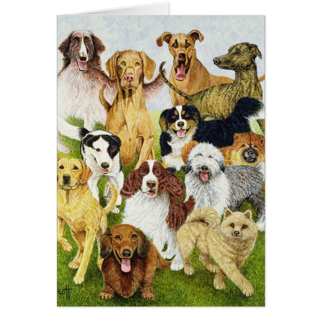 Rötmånad Hälsningskort (Framsidan)